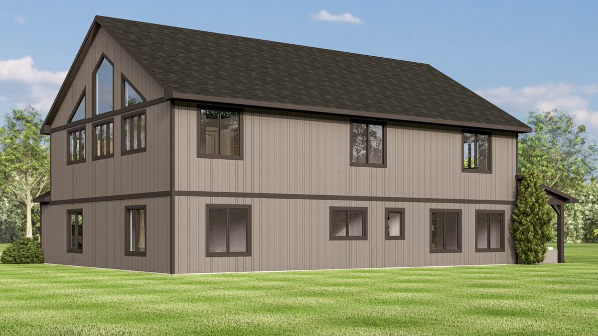 Plan 135366GRA: Modern Farmhouse Charm with Spacious Design and Wraparound Porch - Image #9 - Modern Farmhouse, Mountain