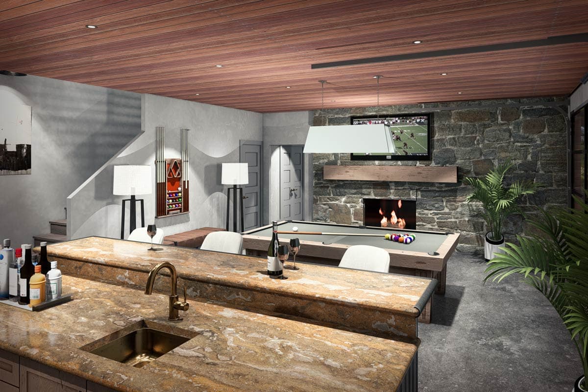 Plan 16942WG: Modern Cottage Retreat with Expansive Porches and Optional Lower Level - Image #21 - Cabin, Contemporary, Modern, Mountain