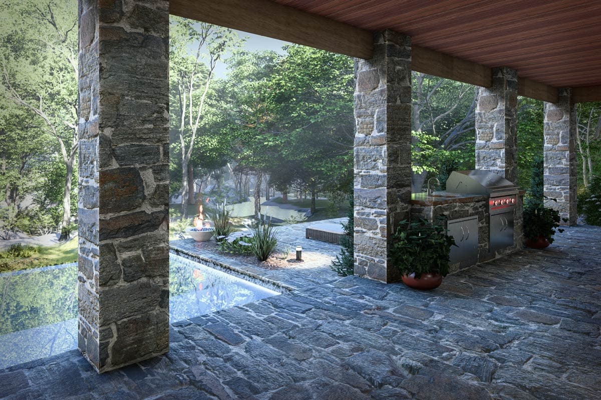 Plan 16942WG: Modern Cottage Retreat with Expansive Porches and Optional Lower Level - Image #23 - Cabin, Contemporary, Modern, Mountain