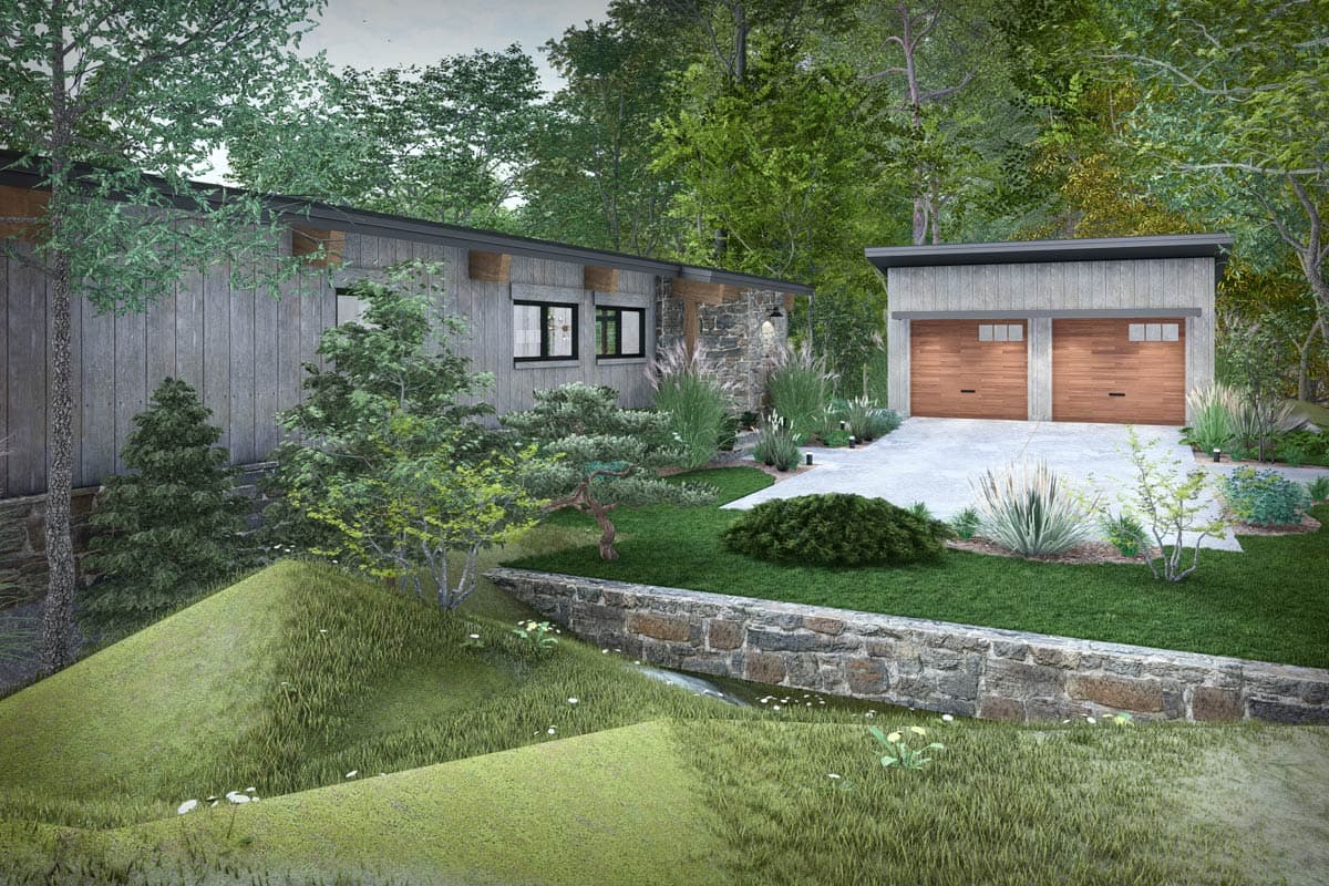 Plan 16942WG: Modern Cottage Retreat with Expansive Porches and Optional Lower Level - Image #26 - Cabin, Contemporary, Modern, Mountain