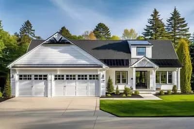 Luxurious Modern Farmhouse with Home Theater and 3-Car Garage