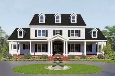 Expansive Colonial Farmhouse with Masterful Design and Entertainment Spaces