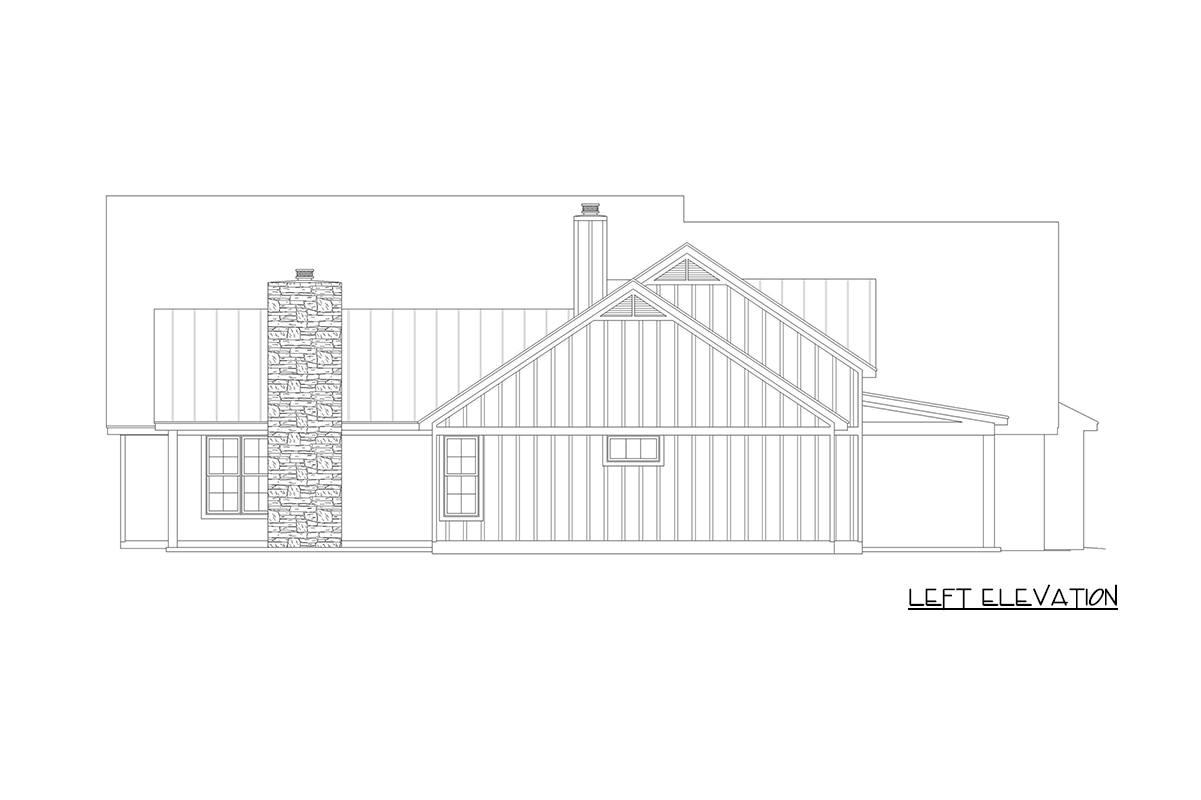 Plan 680570VR: Modern Farmhouse with Expansive Porches and Home Office - Image #10 - Farmhouse, Modern Farmhouse