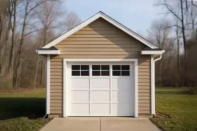 Efficient Storage Shed Plan with Vaulted Interior