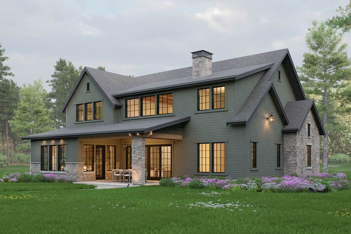 Plan 330027WLE: Luxurious Transitional House Plan with Spacious Interiors and Five Bedrooms - Image #6 - Transitional