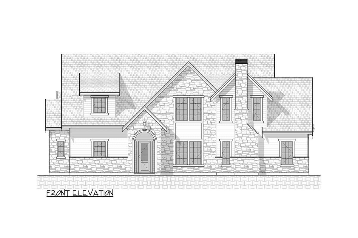 Plan 330027WLE: Luxurious Transitional House Plan with Spacious Interiors and Five Bedrooms - Image #7 - Transitional