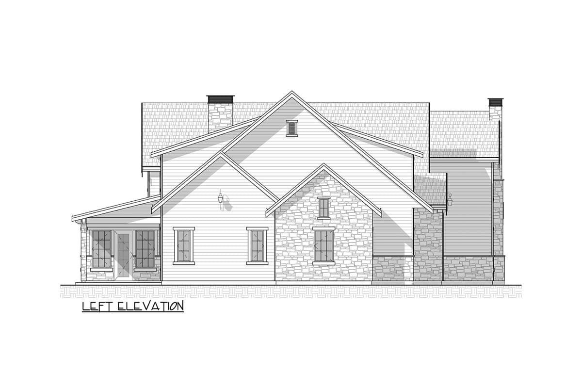 Plan 330027WLE: Luxurious Transitional House Plan with Spacious Interiors and Five Bedrooms - Image #8 - Transitional