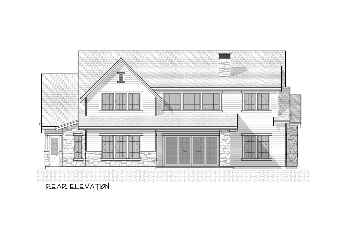 Plan 330027WLE: Luxurious Transitional House Plan with Spacious Interiors and Five Bedrooms - Image #9 - Transitional