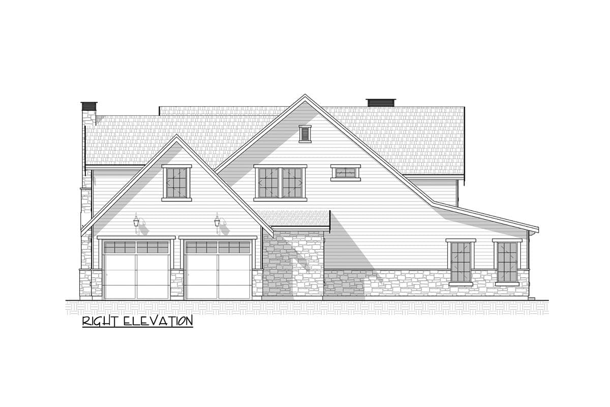 Plan 330027WLE: Luxurious Transitional House Plan with Spacious Interiors and Five Bedrooms - Image #10 - Transitional