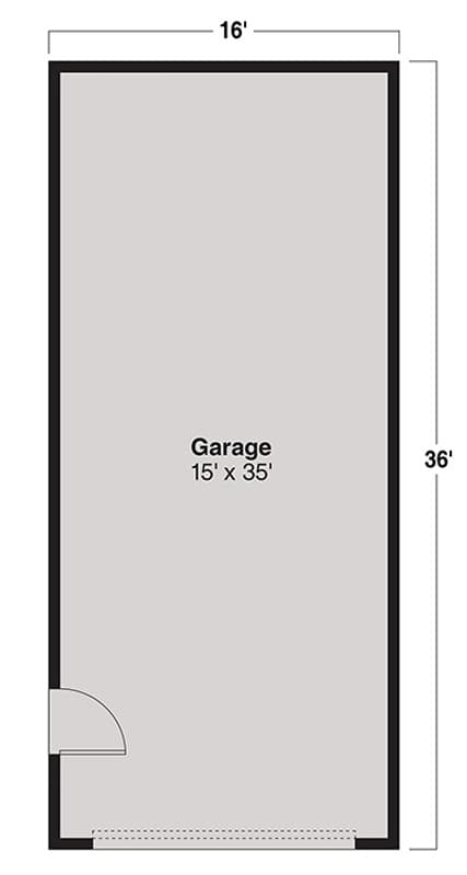 Plan 720131DA: Modern Mountain Detached RV Garage Plan with Front Entry - Floor Plan - Main Level - Modern, Mountain