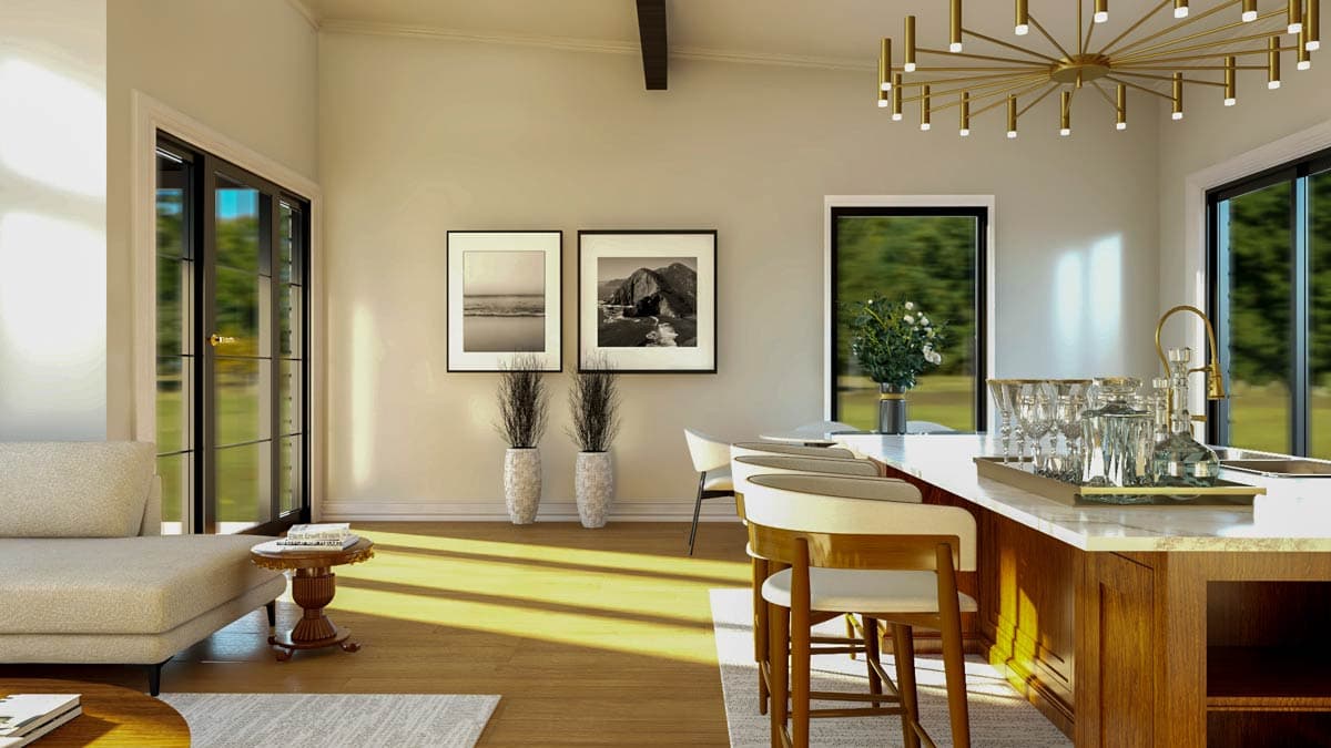 Plan 135368GRA: Contemporary 3-Bedroom House Plan with Loft and Spacious Garage - Image #14 - Contemporary, Modern, Northwest