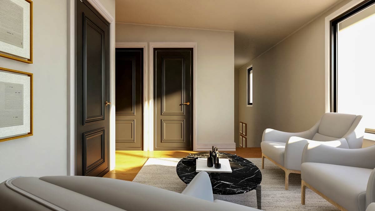 Plan 135368GRA: Contemporary 3-Bedroom House Plan with Loft and Spacious Garage - Image #17 - Contemporary, Modern, Northwest