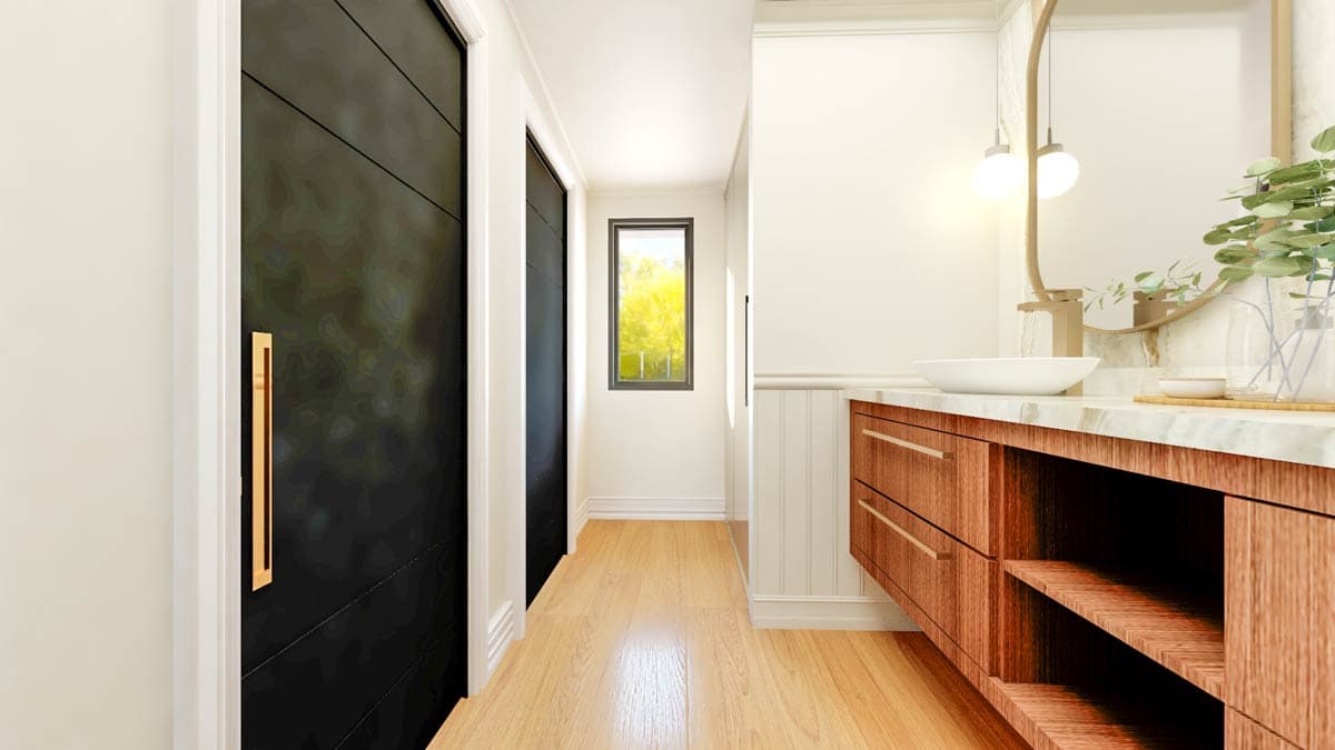 Plan 135368GRA: Contemporary 3-Bedroom House Plan with Loft and Spacious Garage - Image #20 - Contemporary, Modern, Northwest