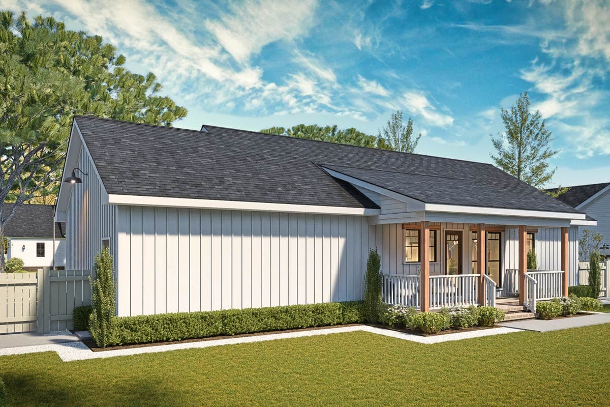 Plan 25914GE: Charming 3-Bedroom Ranch House Plan with Split Bedrooms - Image #12 - Country, Ranch, Traditional