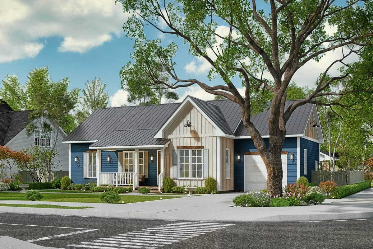Plan 25915GE: Charming Ranch House with Open Layout and Cozy Porch - Image #10 - Ranch, Traditional