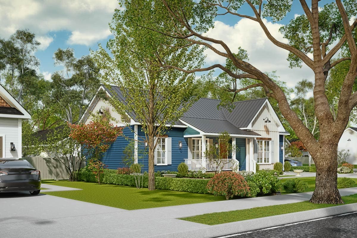 Plan 25915GE: Charming Ranch House with Open Layout and Cozy Porch - Image #11 - Ranch, Traditional