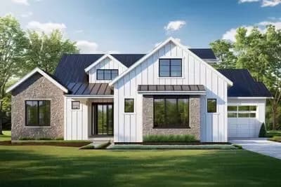 Spacious Modern Farmhouse with Office or Flex Space