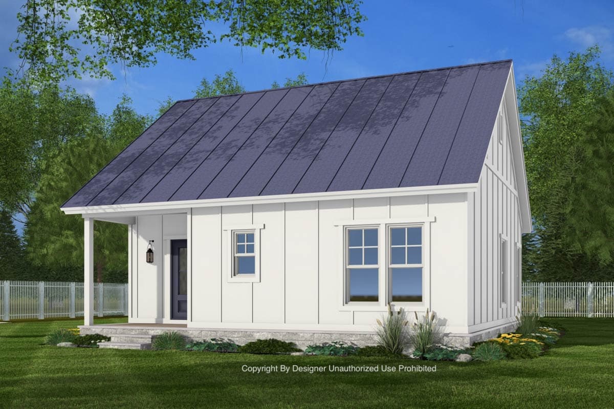 Plan 140026RK: Country House Plan with Spacious Front Porch - Image #5 - Country