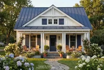 Country House Plan with Spacious Front Porch