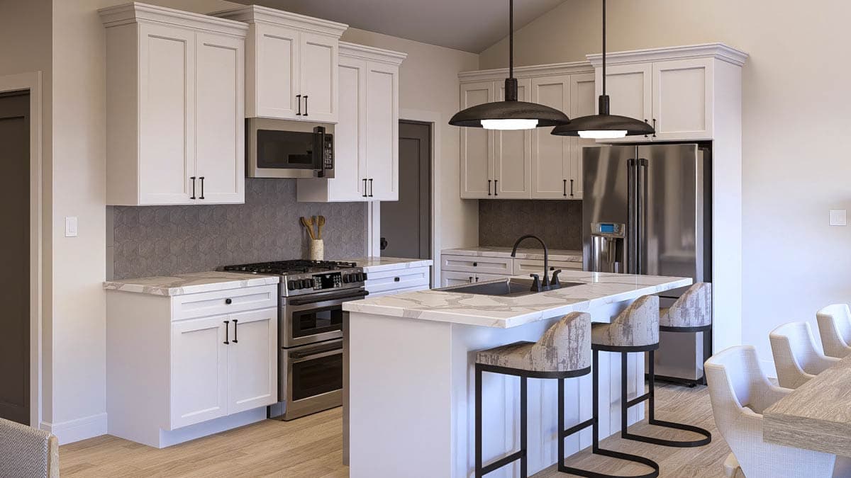 Plan 623531DJ: Modern Farmhouse Plan with Split Bedrooms and Optional Lower Level - Image #9 - Country, New American, Traditional