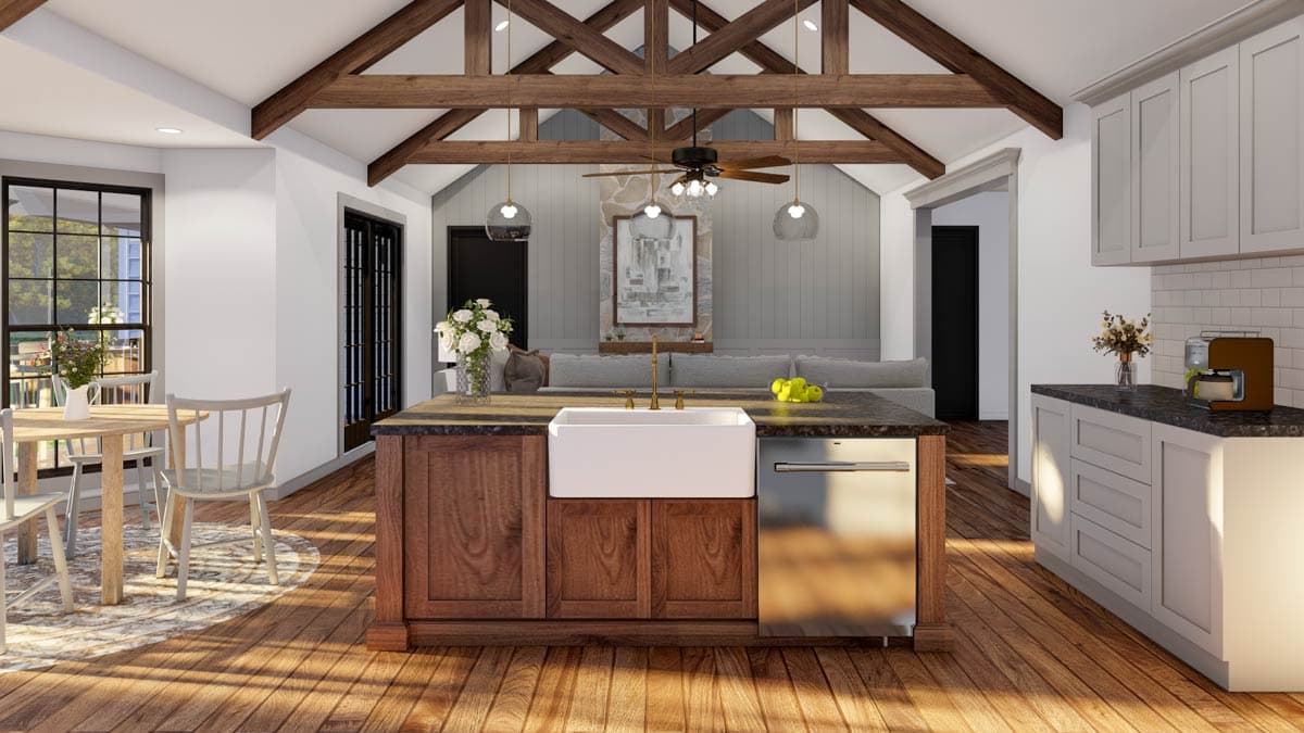 Plan 70926MK: Charming Craftsman Plan with Split Bedroom Design and Spacious Garage - Image #12 - Country, Craftsman, Farmhouse, Ranch