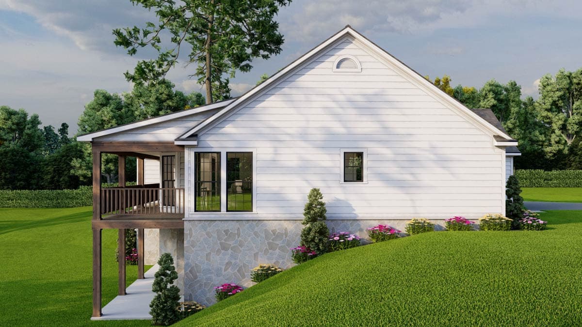Plan 70926MK: Charming Craftsman Plan with Split Bedroom Design and Spacious Garage - Image #7 - Country, Craftsman, Farmhouse, Ranch