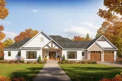 Spacious Modern Farmhouse with Walkout Basement and Flex Spaces