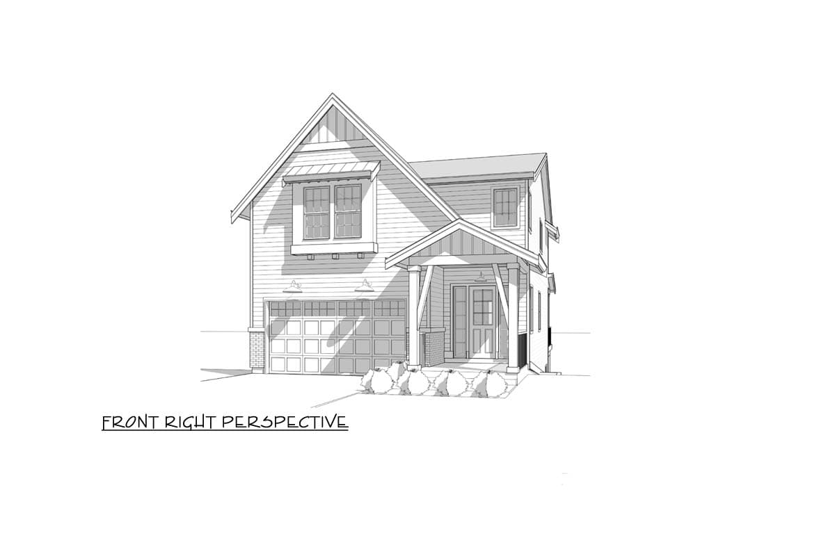 Plan 270119AF: Two-Story New American House Plan with 4 Bedrooms and Covered Outdoor Deck - Image #10 - New American, Traditional