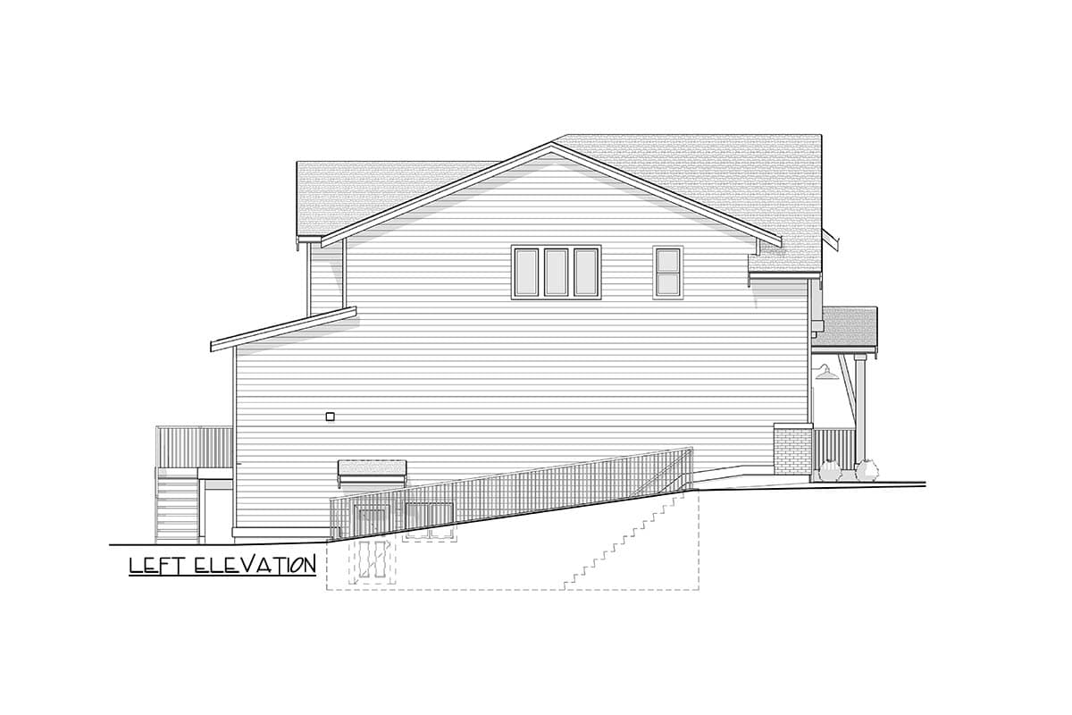 Plan 270119AF: Two-Story New American House Plan with 4 Bedrooms and Covered Outdoor Deck - Image #8 - New American, Traditional