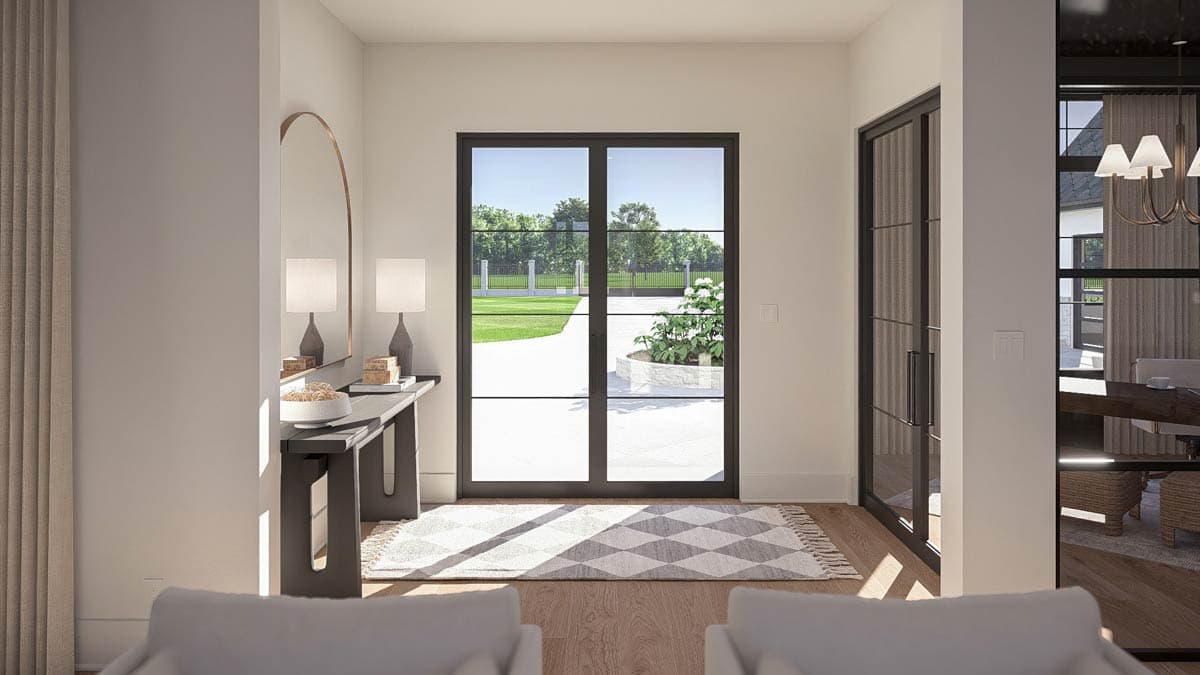 Plan 623532DJ: Two-Story European Home Plan with Expansive 6-Car Courtyard Garage - Image #13 - European, Transitional