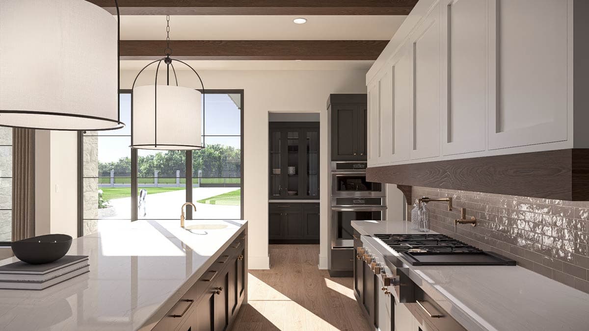 Plan 623532DJ: Two-Story European Home Plan with Expansive 6-Car Courtyard Garage - Image #28 - European, Transitional