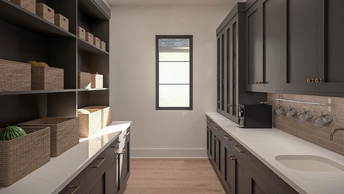 Plan 623532DJ: Two-Story European Home Plan with Expansive 6-Car Courtyard Garage - Image #27 - European, Transitional