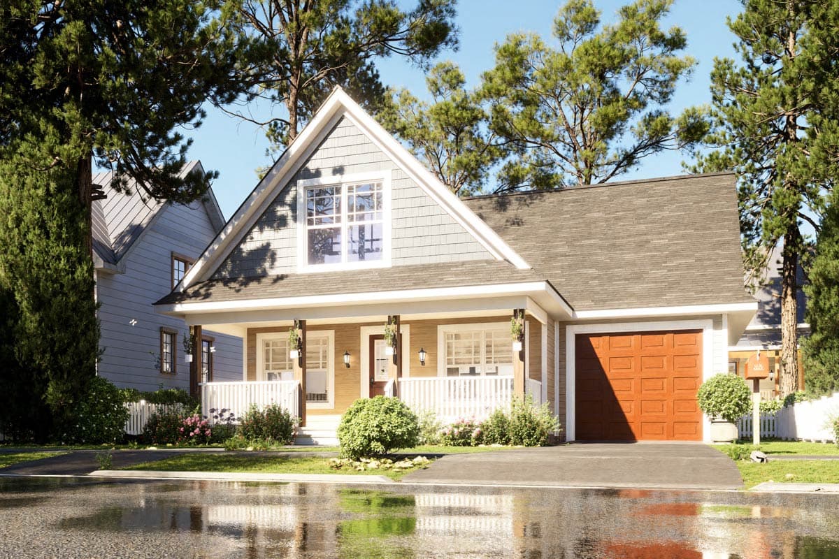Plan 25918GE: 3-Bed Craftsman House Plan with Optionally Finished Bonus Room - Image #10 - Craftsman, New American, Traditional