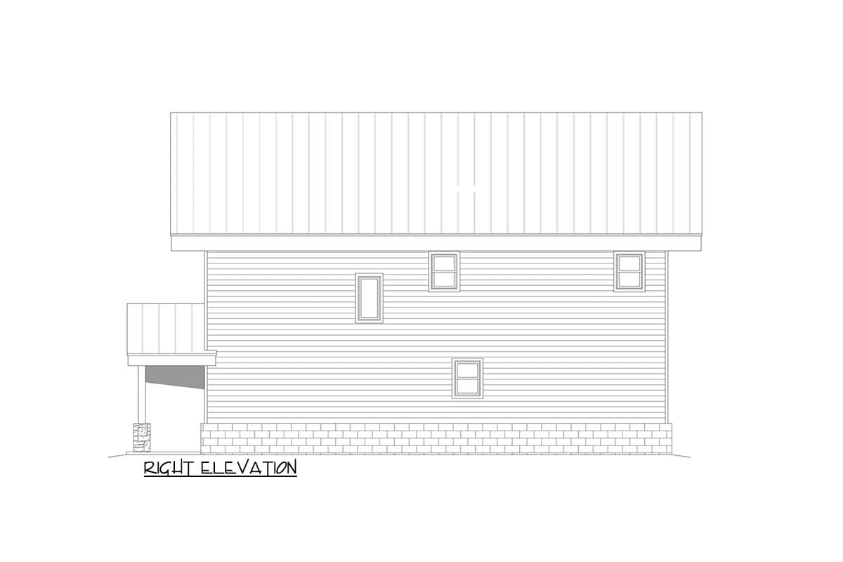 Plan 680584VR: Contemporary Mountain Home with 3 Bedrooms and Loft - Image #10 - Contemporary, Modern, Mountain