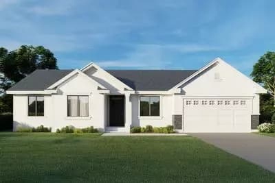 Ranch-Style House Plan with Flex Room Option