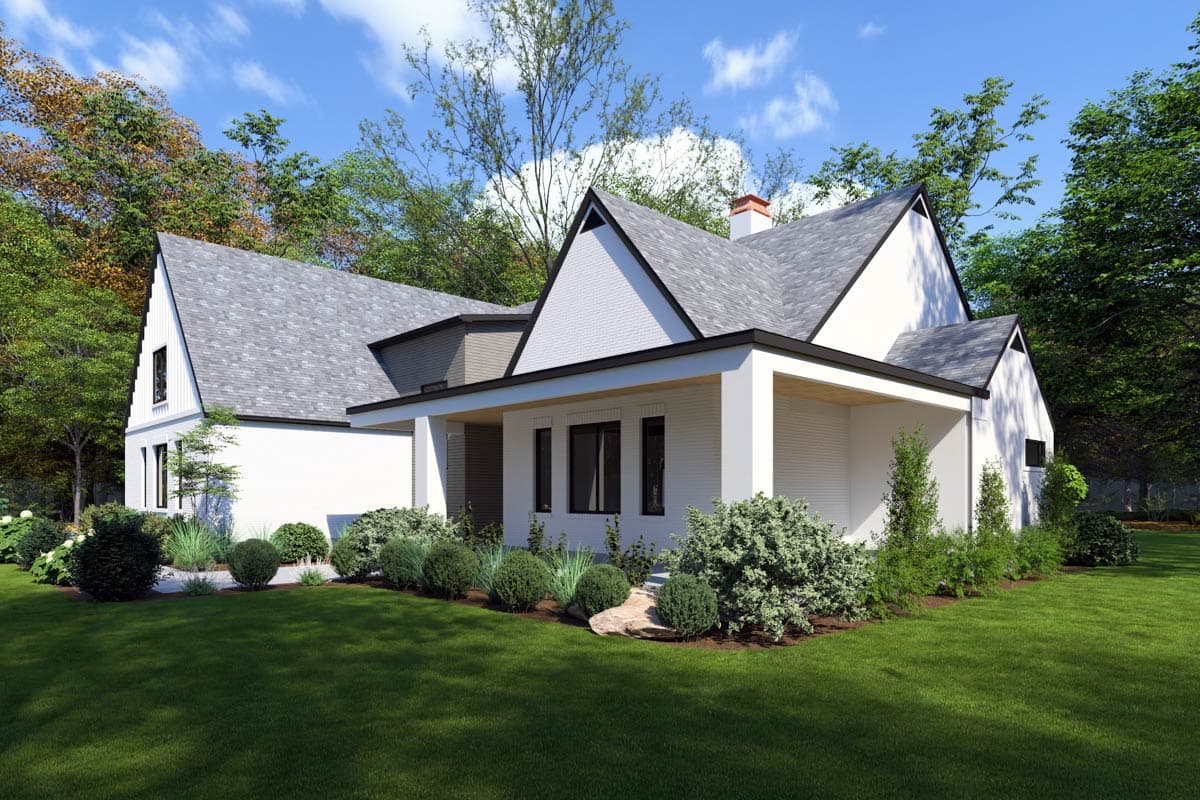 Plan 506050BRY: Transitional House Plan with Wraparound Porch and Bonus Room - Image #5 - Transitional