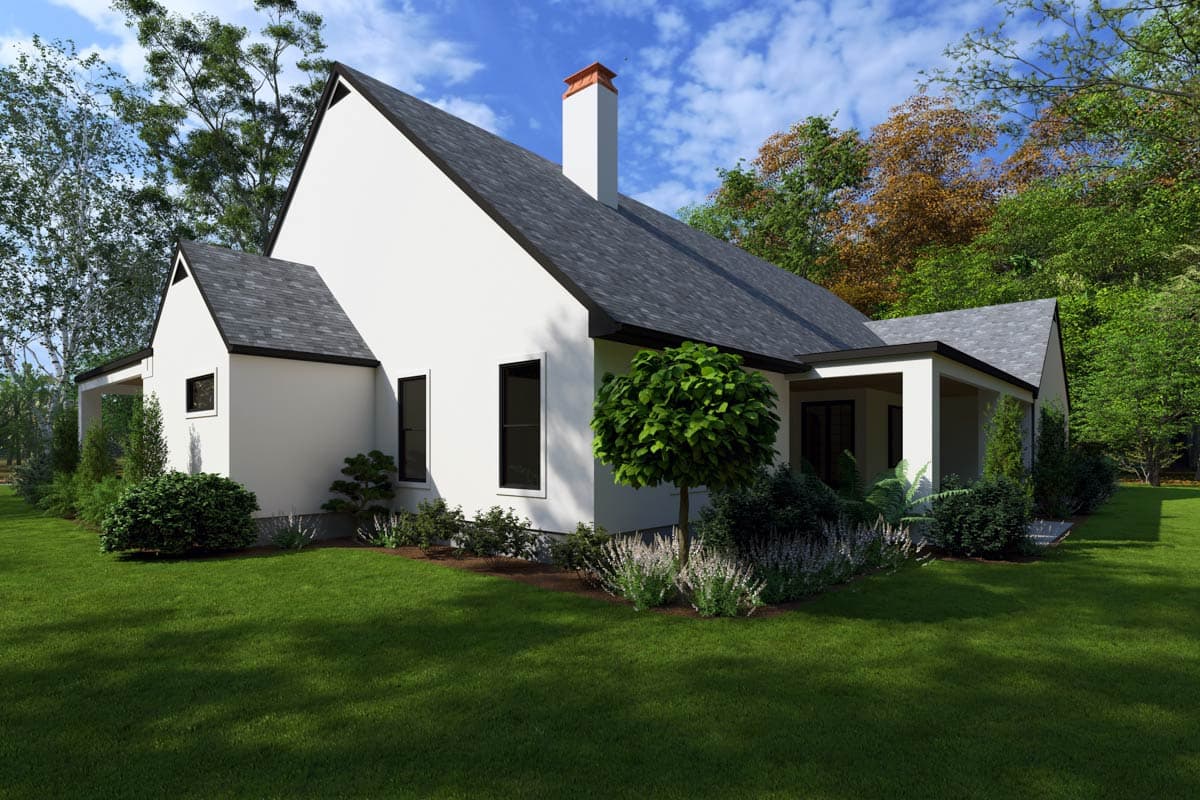 Plan 506050BRY: Transitional House Plan with Wraparound Porch and Bonus Room - Image #6 - Transitional