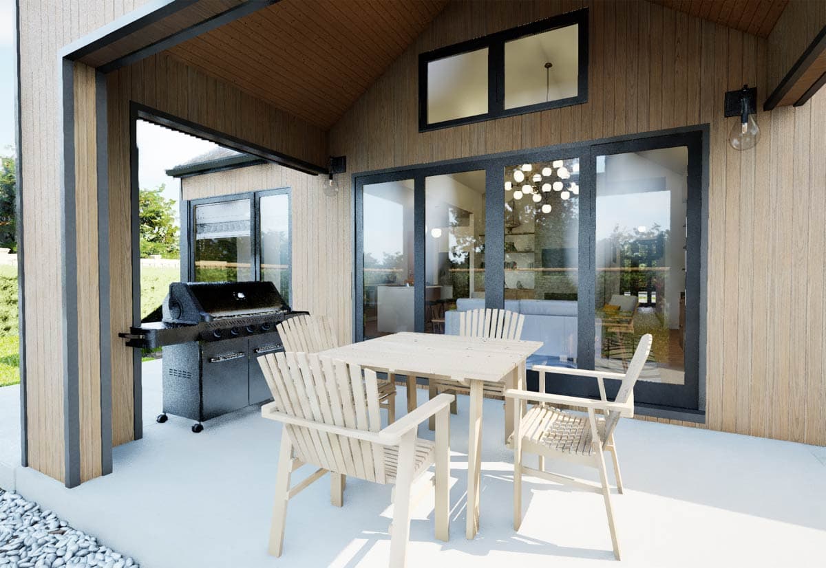 Plan 69903AM: Single-Story Scandinavian House Plan with Split Bedrooms - Image #16 - Scandinavian