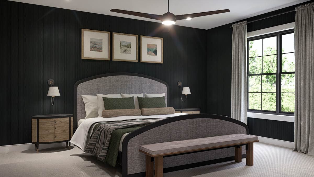 Plan 623533DJ: Modern Farmhouse House Plan with Upstairs Loft and Safe Room** - Image #14 - Farmhouse, Traditional