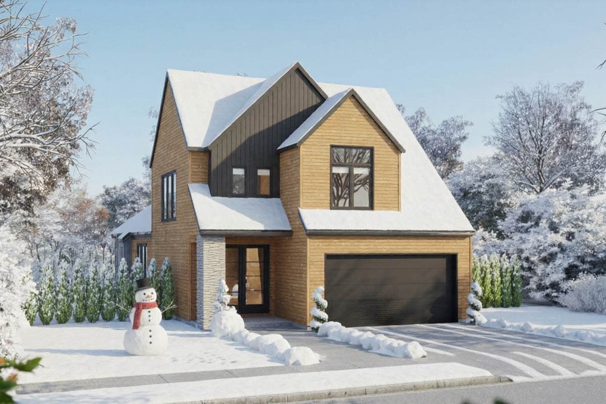 Plan 69905AM: Modern Two-Story House Plan with Vaulted Great Room - Image #39 - Contemporary, Modern, Scandinavian