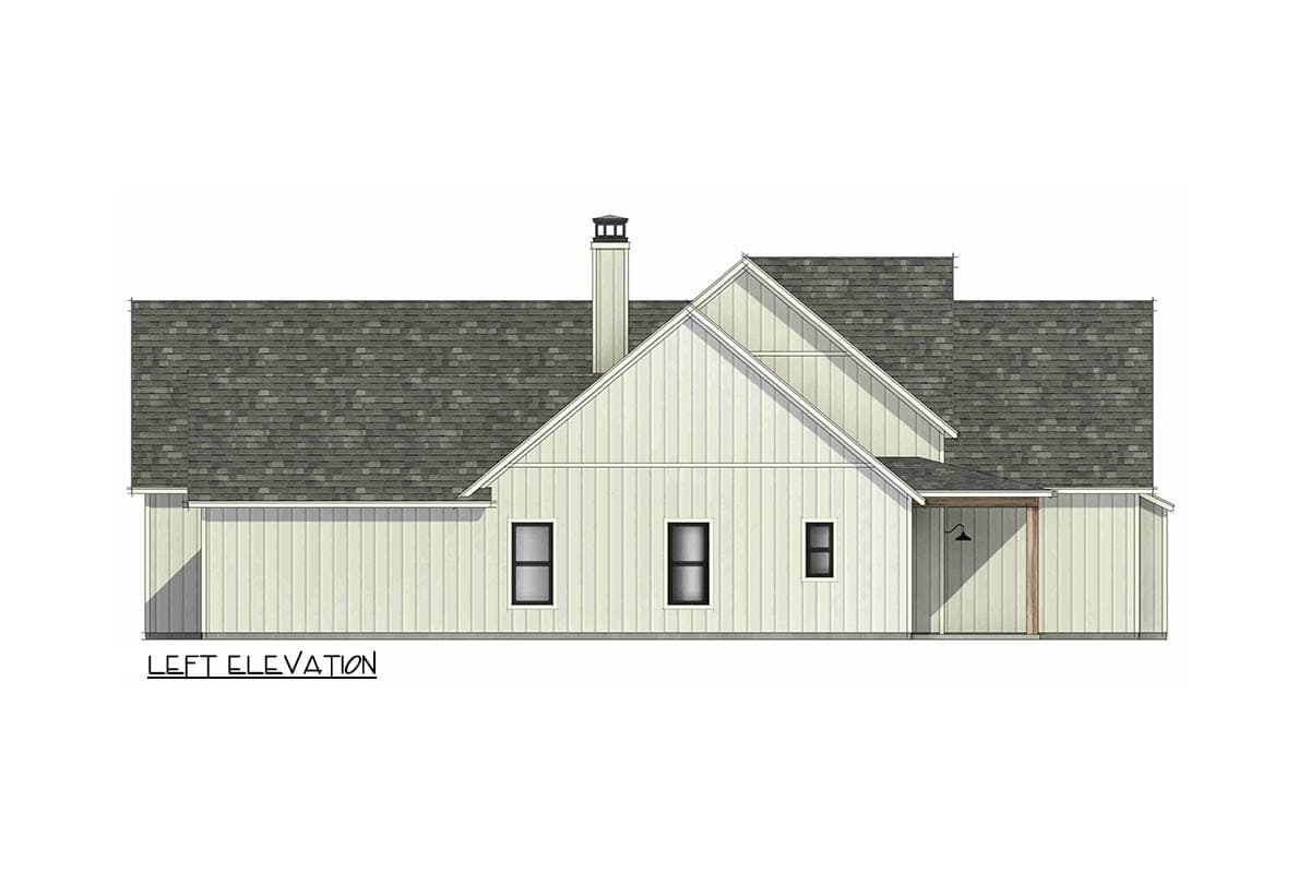 Plan 818167JSS: Modern Farmhouse House Plan with Expansive Porches - Image #7 - Farmhouse, Modern Farmhouse