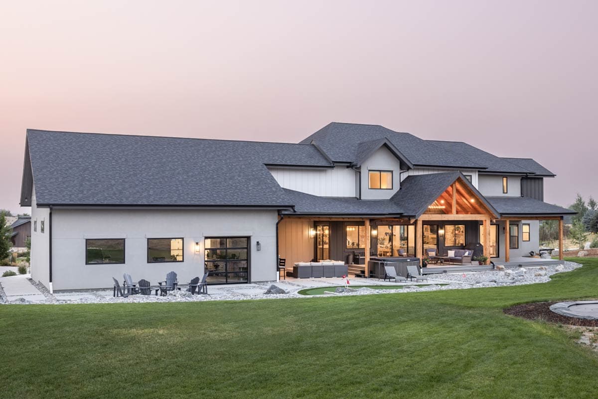 Plan 95291RW: Luxurious Transitional Modern Farmhouse House Plan with Guest Suite and Outdoor Covered Patio - Image #6 - Modern Farmhouse, New American, Transitional