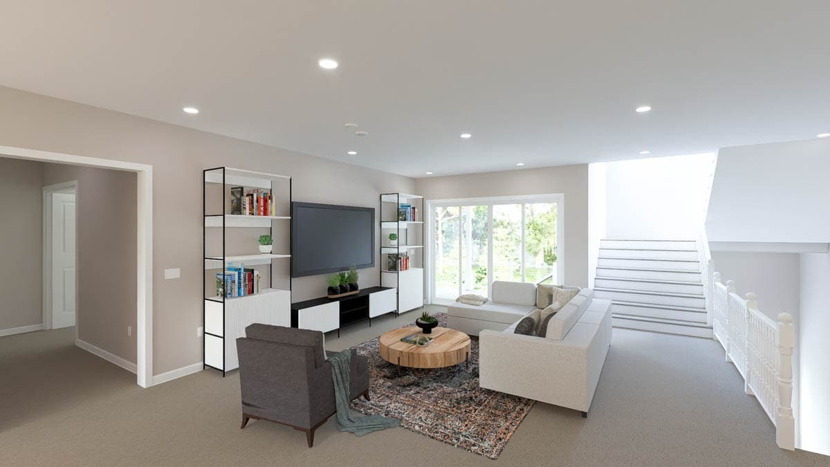 Plan 61649UT: Expansive Two-Bedroom Luxury Traditional Home with RV Garage and Workshop - Image #10 - Traditional