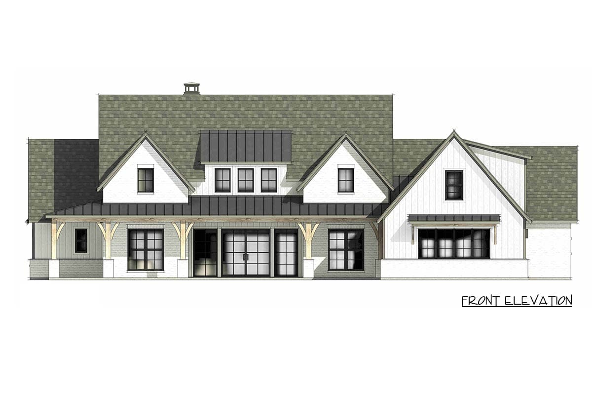 Plan 818171JSS: Spacious Modern Farmhouse Plan with Wraparound Porch - Image #6 - Farmhouse, Modern Farmhouse