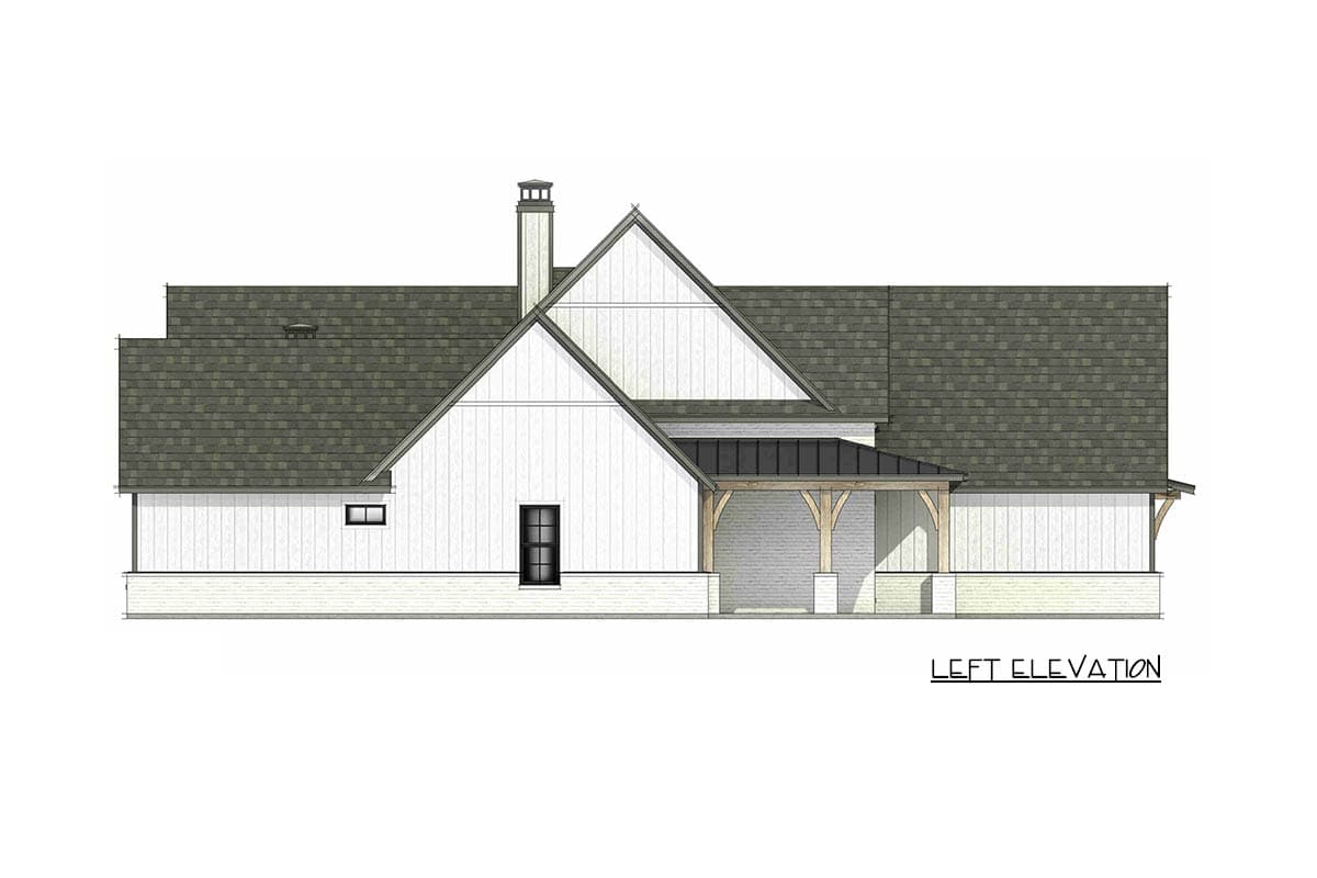 Plan 818171JSS: Spacious Modern Farmhouse Plan with Wraparound Porch - Image #7 - Farmhouse, Modern Farmhouse
