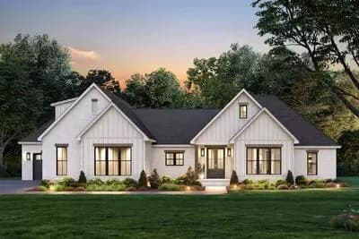 Modern Farmhouse Ranch with Split Bedrooms and Bonus Room