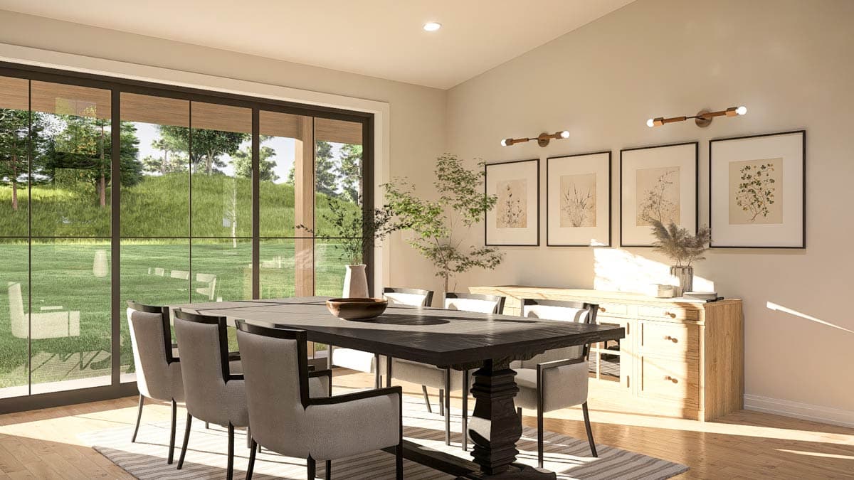 Plan 623538DJ: Spacious Modern Barndominium with Five Bedrooms and Attached Garage - Image #13 - Barndominium, Modern