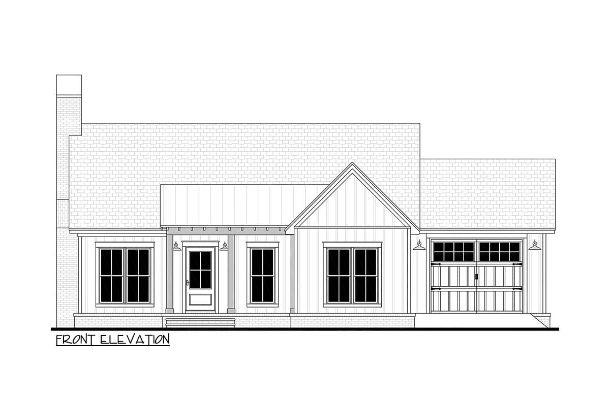 Plan 52010HZ: Modern Farmhouse with Spacious Porches - Image #5 - Cottage, Farmhouse, Modern Farmhouse, New American