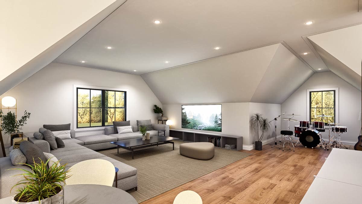 Plan 12339JL: Expansive Ranch Plan with Outdoor Fireplace and Bonus Room - Image #36 - Craftsman, Modern Farmhouse, Ranch
