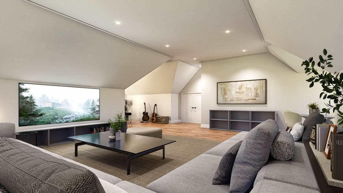 Plan 12339JL: Expansive Ranch Plan with Outdoor Fireplace and Bonus Room - Image #35 - Craftsman, Modern Farmhouse, Ranch